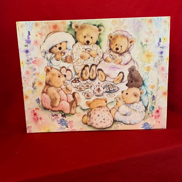 Hallmark Springbok 500-piece Puzzle🧩Retired “Mary’s🍭Bears🧸Tea🫖Party🍰Picnic” - Picture 2 of 10